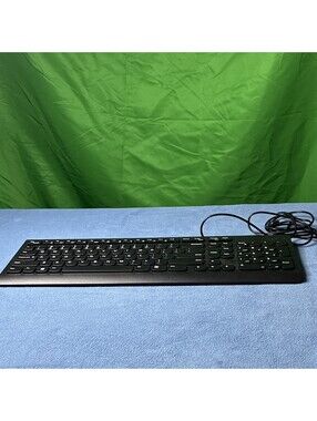 Lenovo Slim Wired USB Full-Size Keyboard, Black, English QWERTY, Multimedia-0069